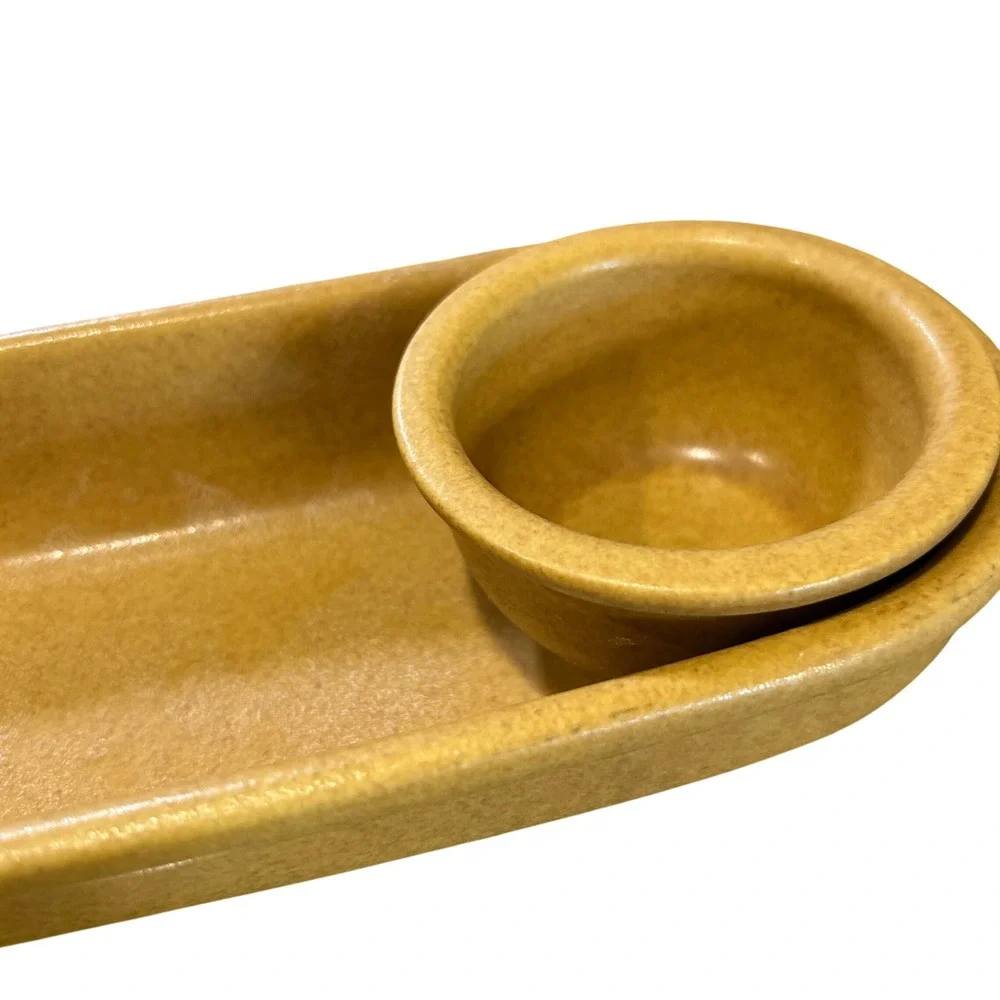 Bennington Potters Banneton & Little Crock Vintage Stoneware Yellow VT USA